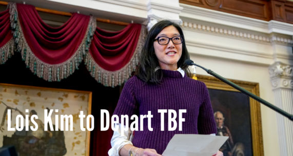 Lois Kim Departs TBF (2)