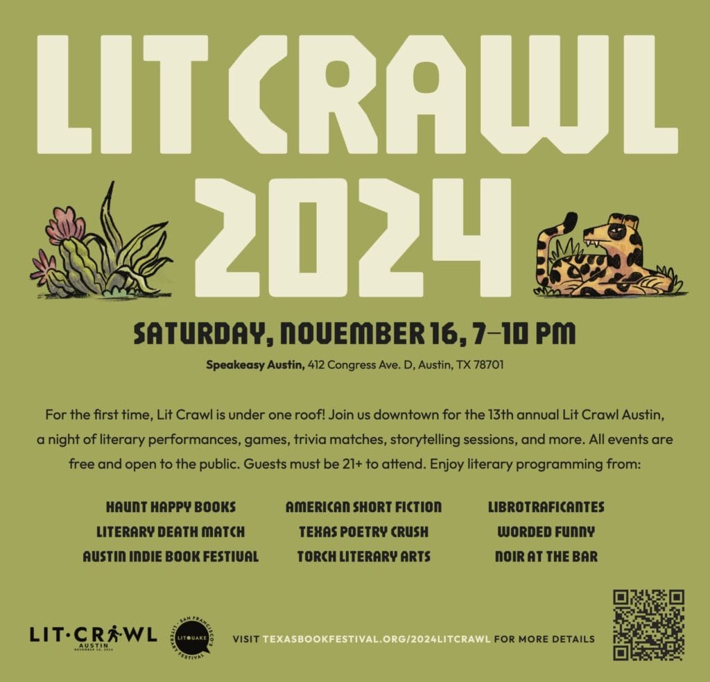 2024 Lit Crawl Graphic